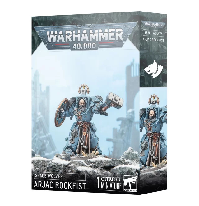 W40k: Space Wolves - Arjac Rockfist (1 figurka)