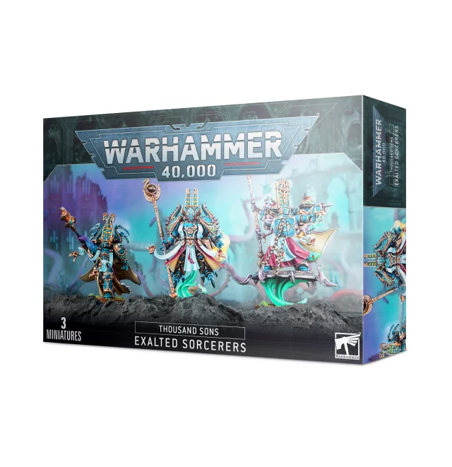 W40k: The Thousand Sons - Exalted Sorcerers (3 figurky)