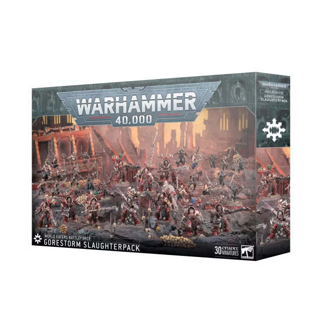 W40k: World Eaters - Gorestorm Slaughterpack (30 figurek)