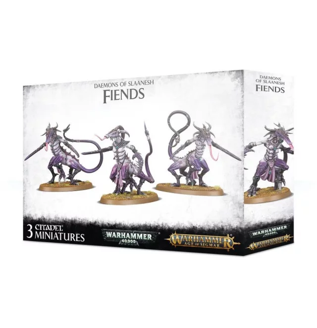 W-AOS: Daemons of Slaanesh - Fiends (3 figurky)