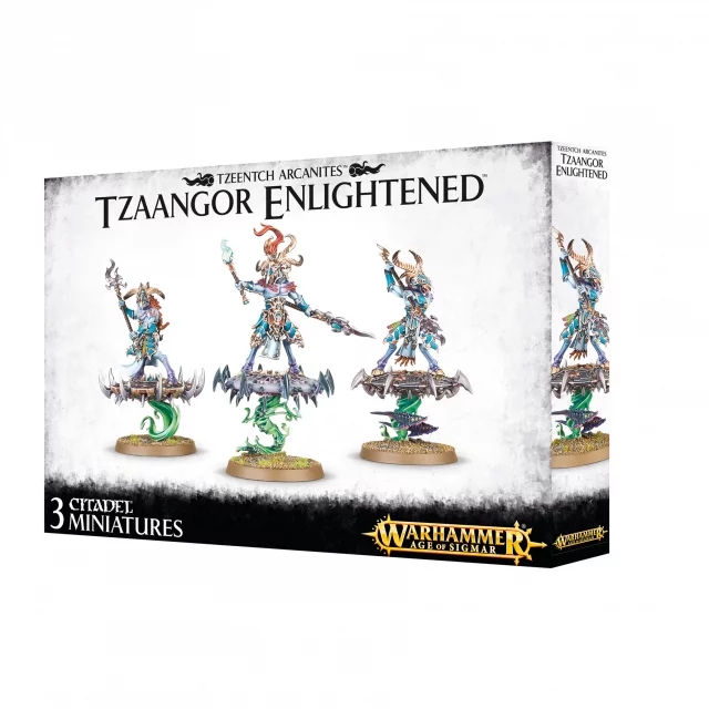W-AOS: Disciples of Tzeentch - Tzaangor Enlightened (3 figurky)