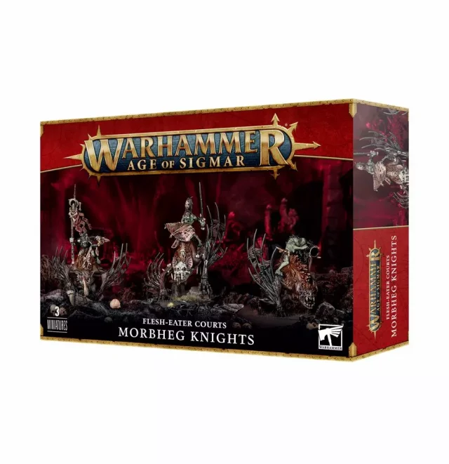 W-AOS: Flesh-Eater Courts - Morbheg Knights (3 figurky)