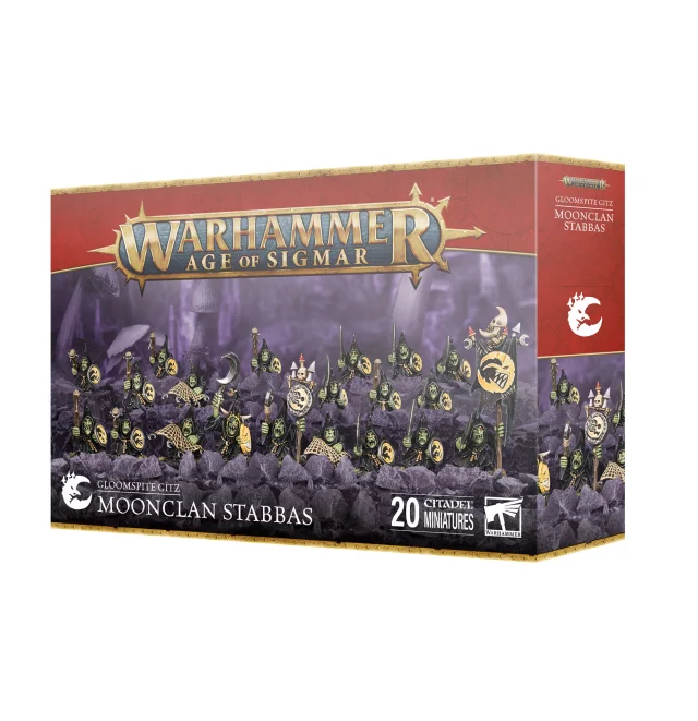 W-AOS: Gloomspite Gitz - Moonclan Stabbas (20 figurek)