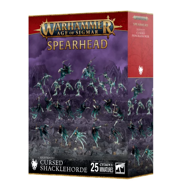 W-AOS: Nighthaunt - Cursed Shacklehorde (25 figurek)