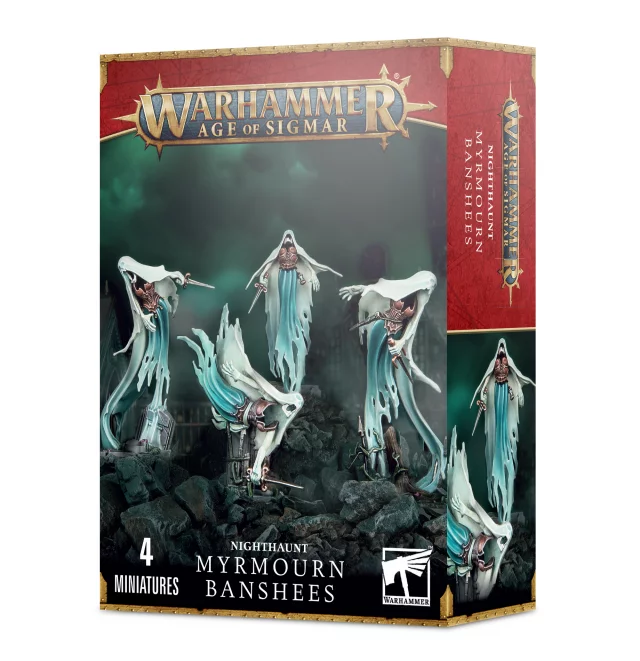 W-AOS: Nighthaunt Myrmourn Banshees (4 figurky)