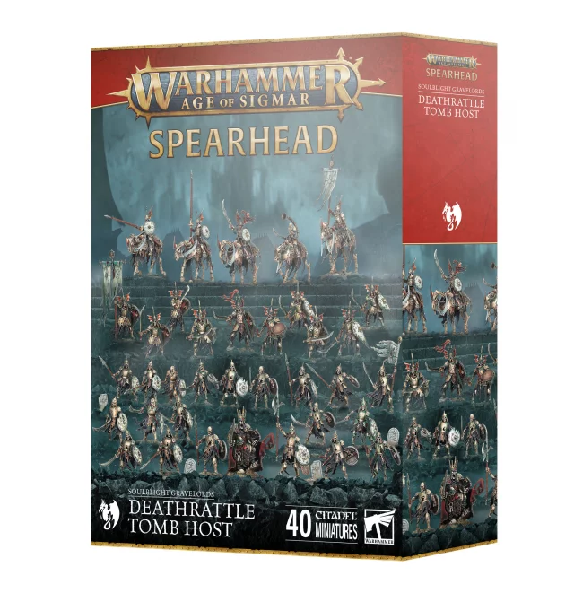 W-AOS: Spearhead - Deathrattle Tomb Host (40 figurek)