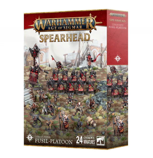 W-AOS: Spearhead - Fusil-Platoon (24 figurek)