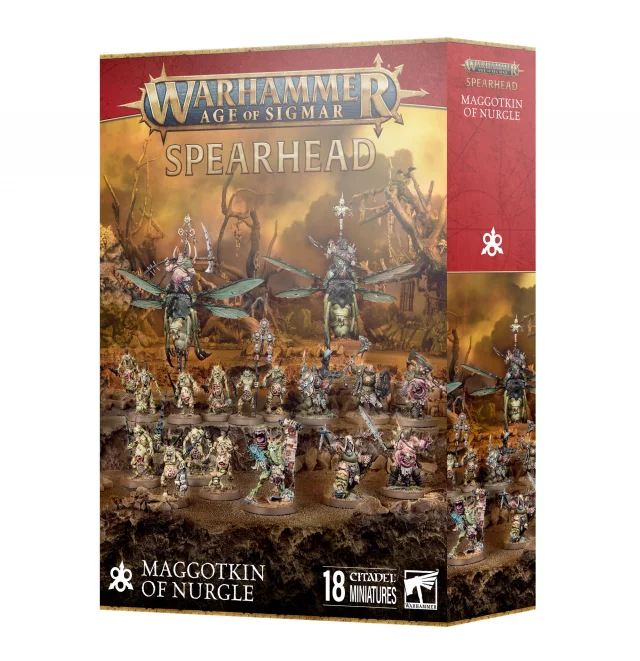 W-AOS: Spearhead - Maggotkin of Nurgle (18 figurek)