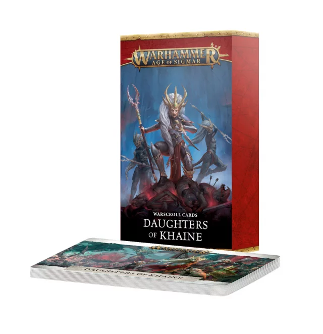 W-AOS: Warscroll Cards: Daughters of Khaine (2026)