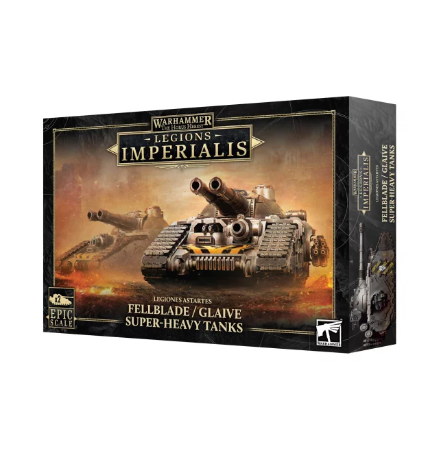 Warhammer: Horus Heresy - Legiones Astartes - Fellblade/Glaive Super-Heavy Tanks (2 figurky)