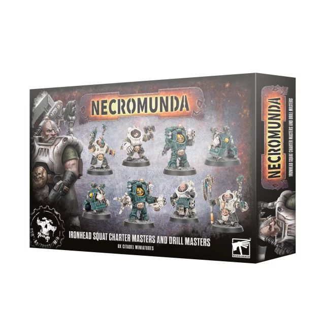 Warhammer Necromunda - Ironhead Squat Charter Masters and Drill Masters (8 figurek)