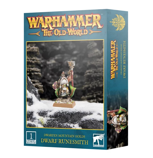 Warhammer The Old World - Dwarfen Mountain Holds - Dwarf Runesmith (1 figurka)