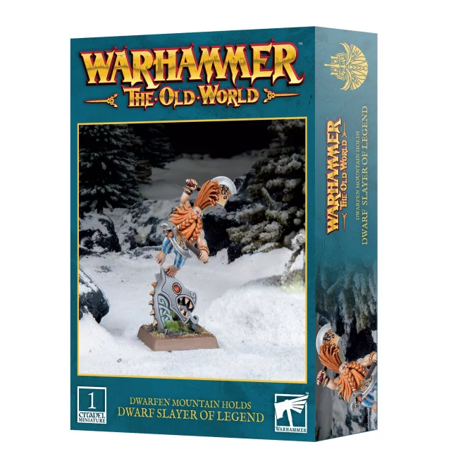 Warhammer The Old World - Dwarfen Mountain Holds - Dwarf Slayer of Legend (1 figurka)