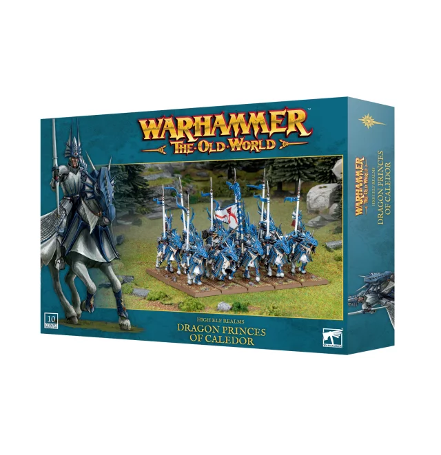 Warhammer The Old World - High Elf Realms - Dragon Princes of Caledor (10 figurek)