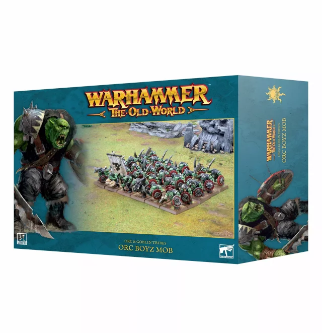 Warhammer The Old World - Orc & Goblin Tribes - Orc Boyz Mob (31 figurek)