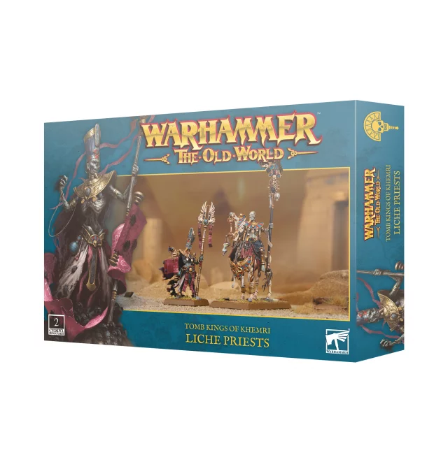 Warhammer The Old World - Tomb Kings of Khemri - Liche Priests (2 figurky)