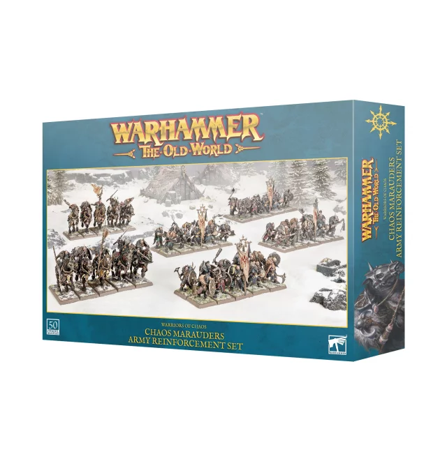 Warhammer The Old World - Warriors of Chaos - Chaos Marauders Army Reinforcement Set (50 figurek)