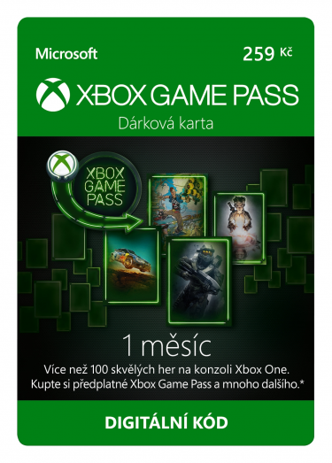 Xbox Game Pass předplatné na 1 měsíc (XONE DIGITAL) (XONE)