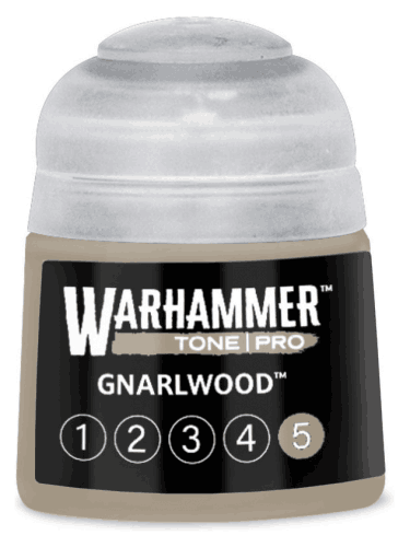 Základní barva Warhammer Tone Pro (Gnarlwood 5) - hnědá