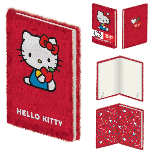 Zápisník Sanrio - Hello Kitty Red Plush