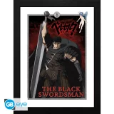 Zarámovaný plakát Berserk - The Black Swordsman