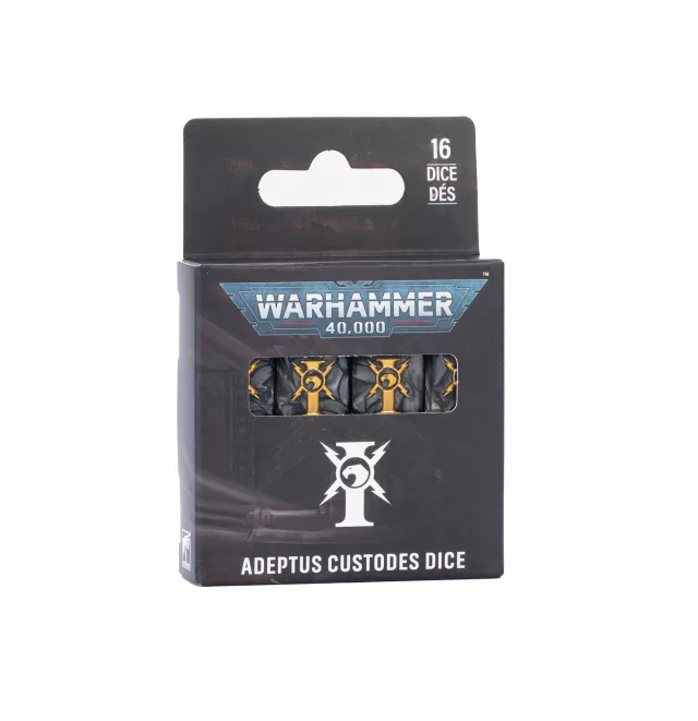 Kostky Warhammer: 40,000 - Adeptus Custodes Dice (16ks) - Desková hra