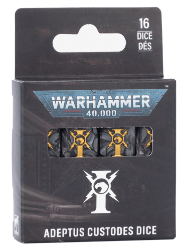 Kostky Warhammer: 40,000 - Adeptus Custodes Dice (16ks)
