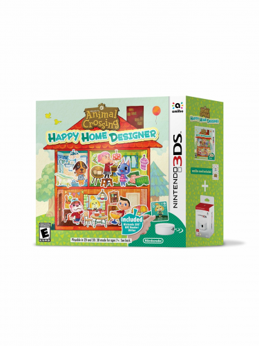 Animal Crossing: Happy Home Designer + 1 Amiibo kartička + NFC Reader (3DS)