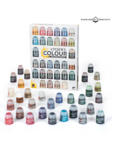 Barvicí sada Citadel - Battle Ready Paint Set