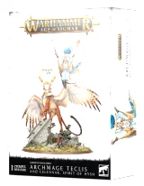 W-AOS: Lumineth Realm Lords Archmage Teclis and Celennar, Spirit of Hysh (1 figurka)