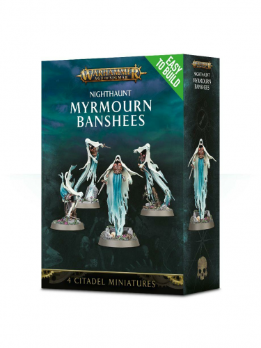 W-AOS: Nighthaunt - Myrmourn Banshees (4 figurky) (poškozený obal)