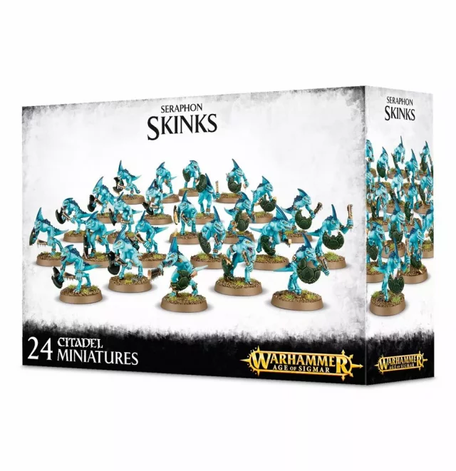 W-AOS: Seraphon - Skinks (24 figurek)