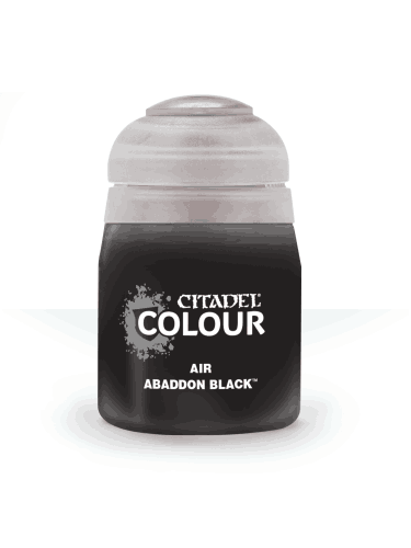 Warhammer Colour Air Paint (Abaddon Black) - airbrush barva, černá