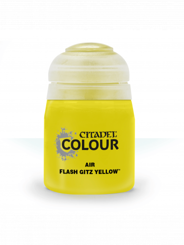 Citadel Air Paint (Flash Gitz Yellow) - airbrush barva, žlutá
