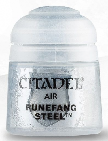Citadel Air Paint - kovová (Runefang Steel)