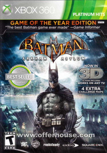 Batman: Arkham Asylum GOTY 3D (X360)