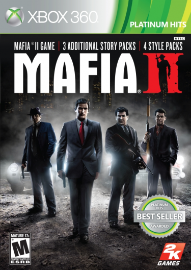 Mafia II EN + 3 příběhová DLC + 4 tématická DLC (X360)