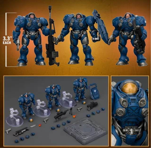 Akční figurka StarCraft - Terran Marine Set (3 figurky)