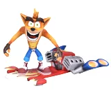 Figurka Crash Bandicoot - Hoverboard Crash (NECA. 14 cm)