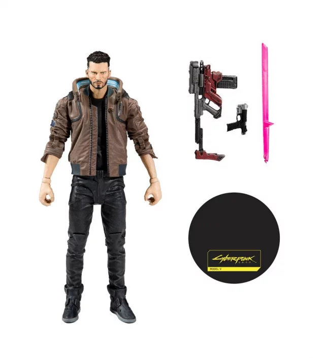 Figurka Cyberpunk 2077 - Male V (McFarlane, 18 cm)