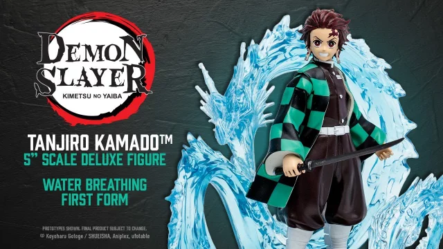 NEW Demon Slayer™ Wave 2: Season 1, Tanjiro Kamado™ 5" Scale Figure Deluxe | Action Figure Showcase