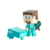 Figurka Minecraft - Diamond Steve 6
