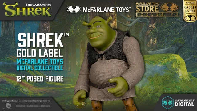 NEW Shrek™ Movie Collectibles! Shrek™ MTD GL Exclusive 12" Posed Figure | Action Figure Showcase