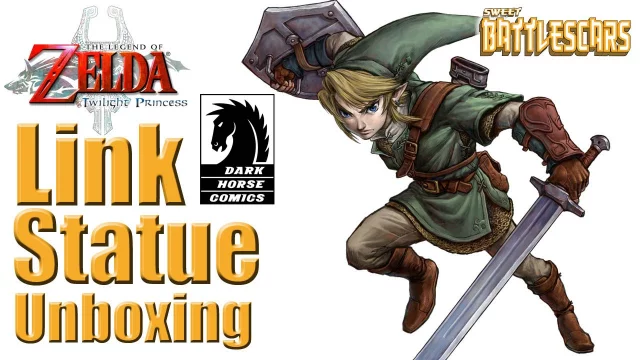 DELUXE LINK STATUE - UNBOXING - DARK HORSE - THE LEGEND OF ZELDA TWILIGHT PRINCESS