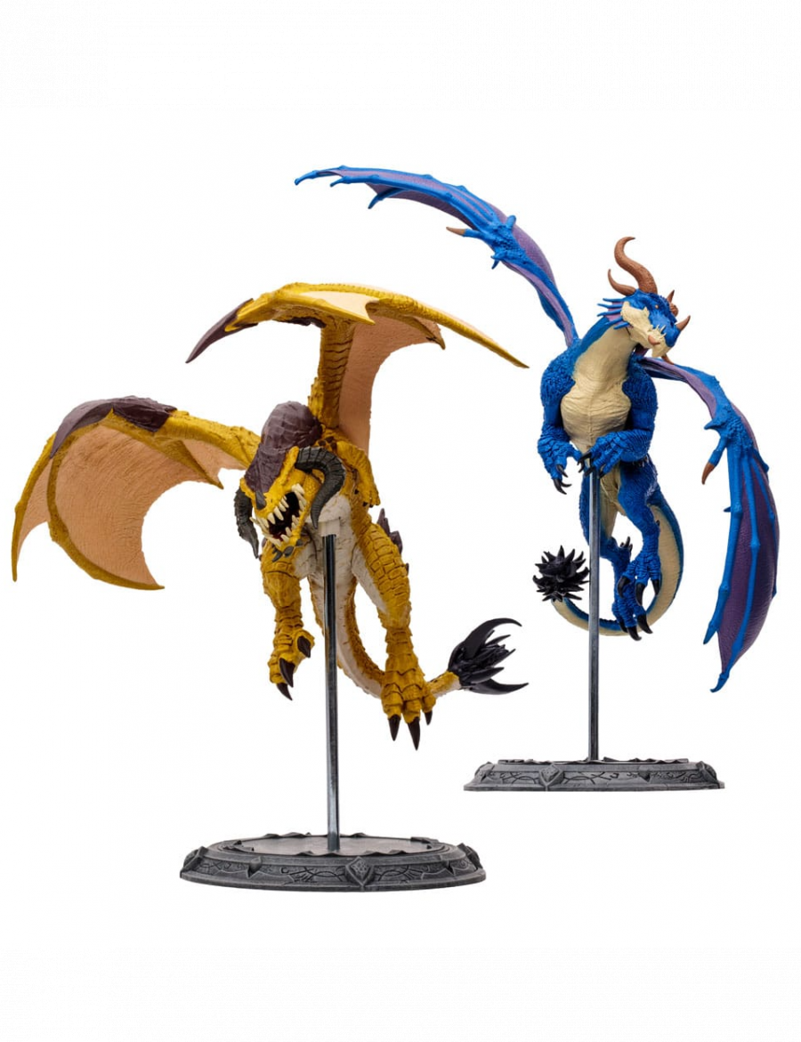 Heo GmbH Figurka World of Warcraft - Blue Highland & Bronze Proto-Drake (McFarlane)