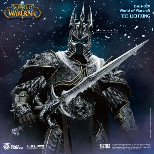 Figurka World of Warcraft - Lich King (21 cm, svítící oči)