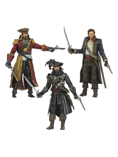 figurky (McFarlane) Assassins Creed: Golden Age of Piracy (set 3 pirátů)