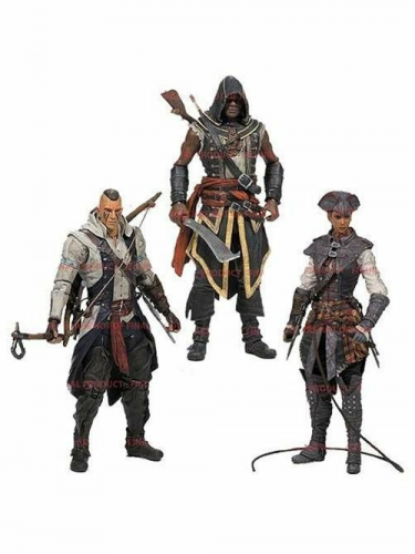 Figurky Assassins Creed - Set 3 Figurek (Connor, Aveline, Adewale)