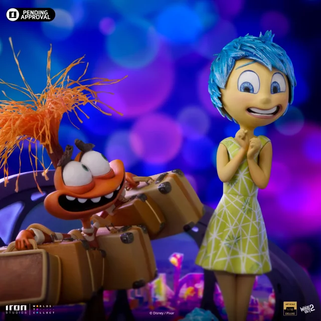 Socha Inside Out - Joy & Anxiety Deluxe (Iron Studios)