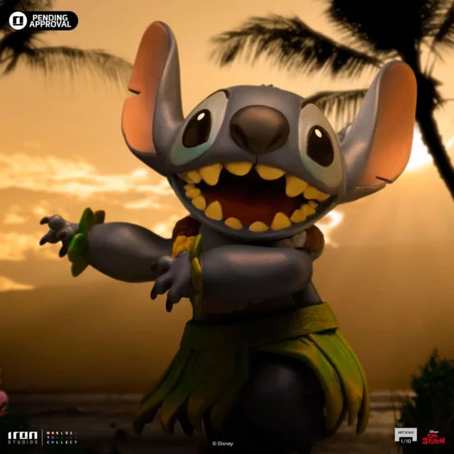 Soška Lilo & Stitch - Stitch (Hula) (Iron Studios)